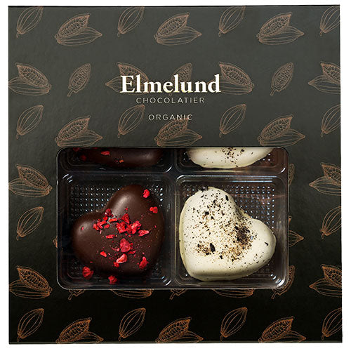 Gaveæske m. Marcipanhjerter 2 varianter Ø