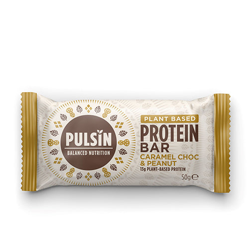 Proteinbar Caramel Choc & fra Pulsin