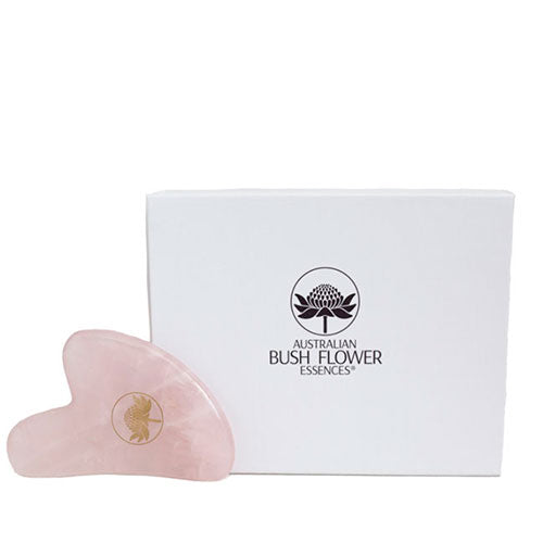 Gua Sha Tool Rosakvarts fra Australian Bush Flower Essences