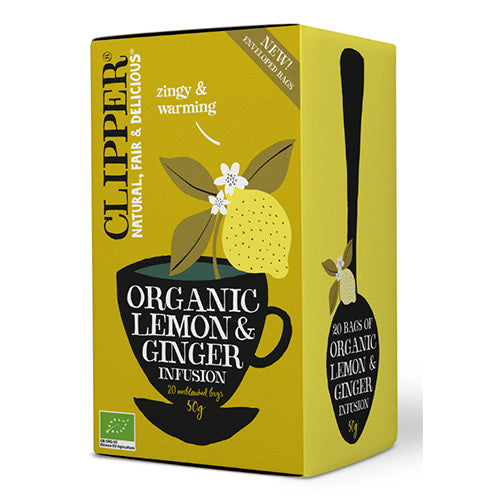 Citron & Ingefær Te Ø Clipper fra Clipper