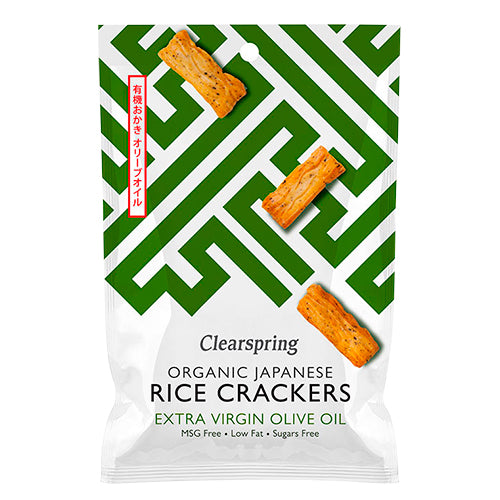 Rice Cracker Ø m. oliven olie fra Clearspring