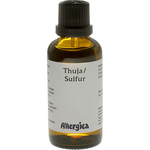 Thuja, Sulfur fra Allergica