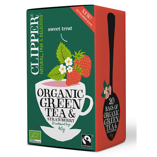 Grøn Te m. Jordbær Ø Clipper fra Clipper