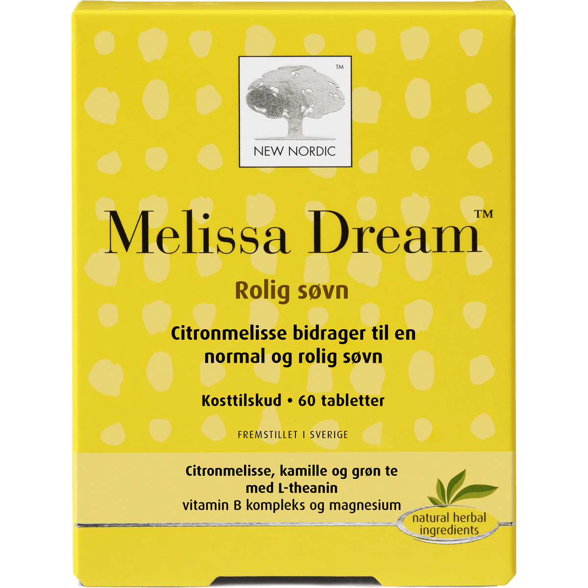 New Nordic Melissa Dream | 60 tabletter