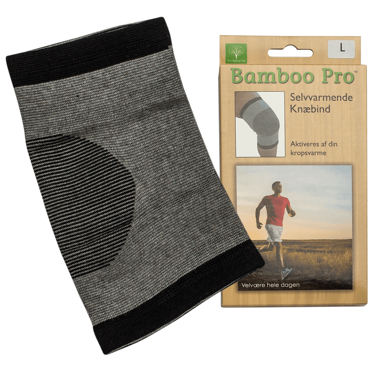 Bamboo Pro Knæbind Selvvarmende | Str. L