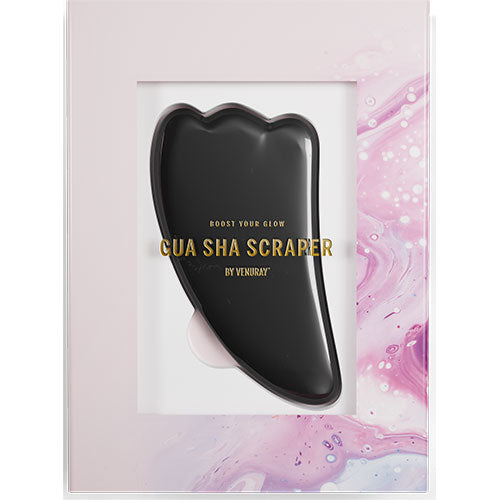 Gua Sha Sten - Black Obsidian fra Venuray