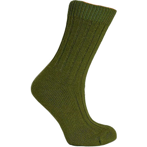 Merinostrømper Lime str. 39/42 fra Clemente