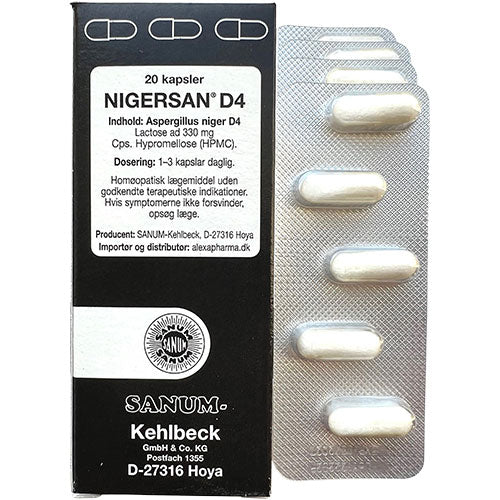 Nigersan kapsler D4 fra Sanum