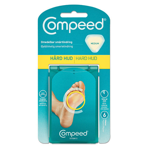 Compeed hår hud plaster medium 6 stk fra Compeed