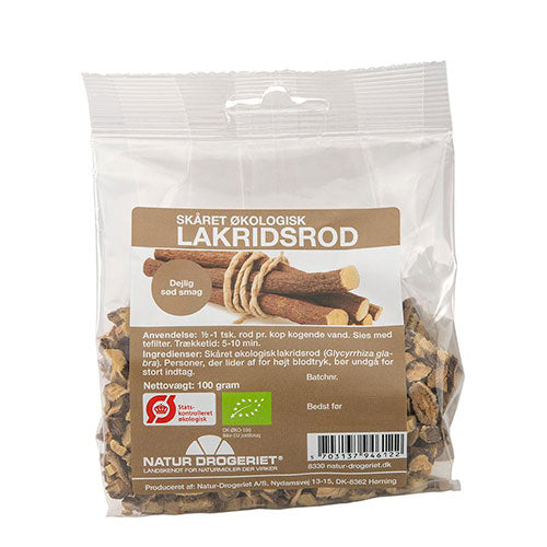 Lakridsrod skåret Ø fra Natur-Drogeriet