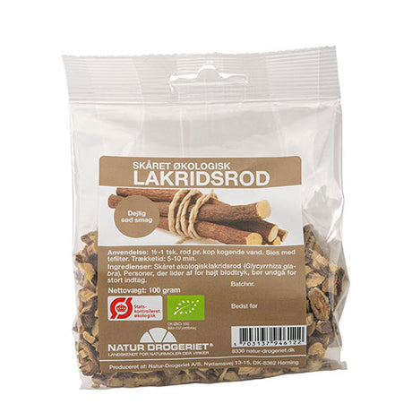 Lakridsrod skåret Ø fra Natur-Drogeriet