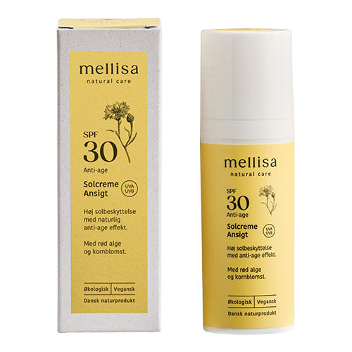 Solcreme ansigt SPF 30 fra Mellisa