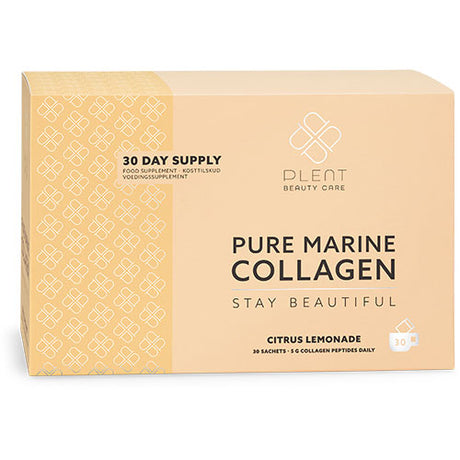 Pure Marine Collagen - Citrus Lemonade 30 x 5 gr fra Plent