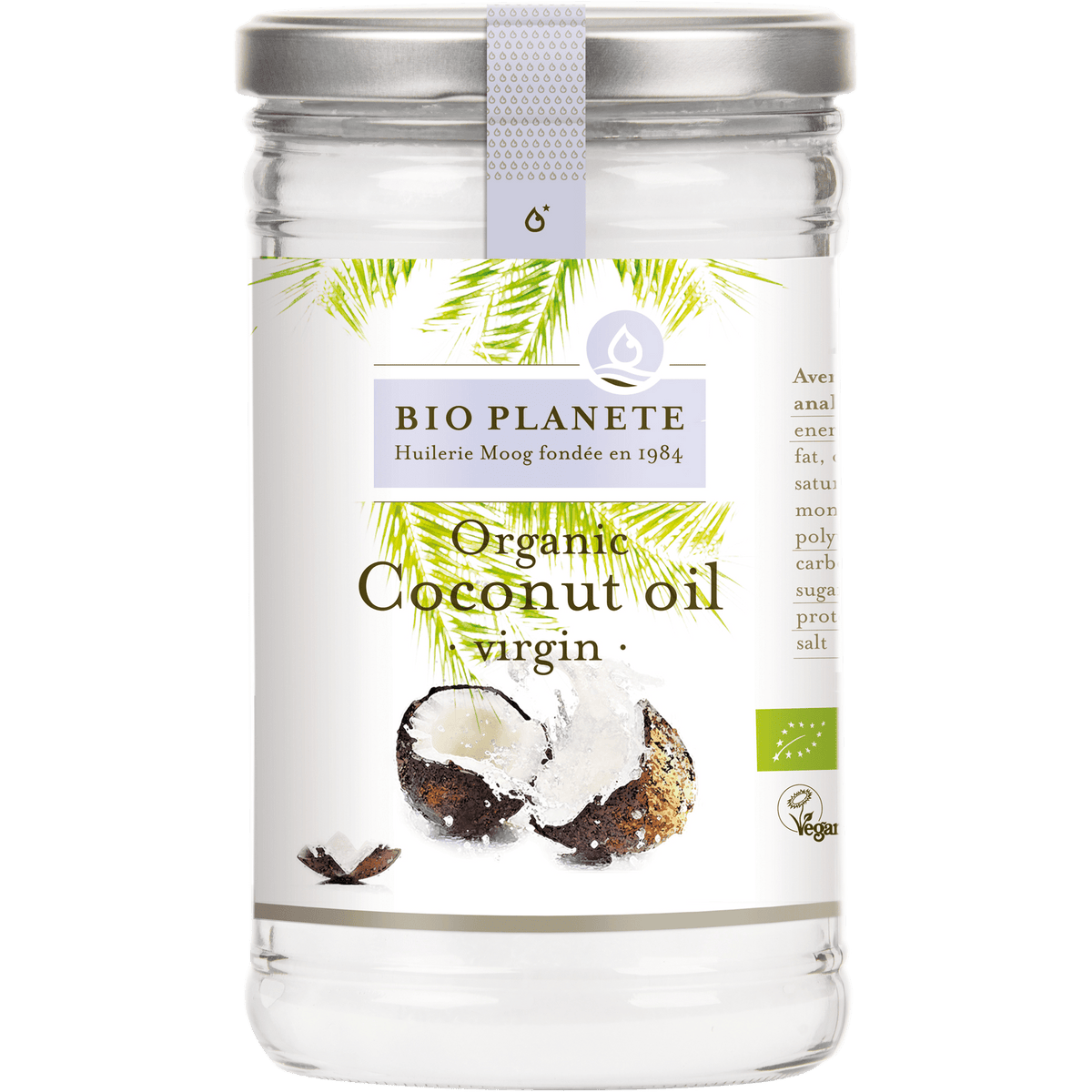 BioPlanète Kokosolie Jomfru Økologisk | 950 ml fra BioPlanète