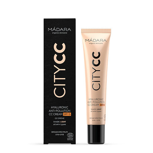 CITYCC Hyaluronic Antipollution cream SPF15 Light fra Madara