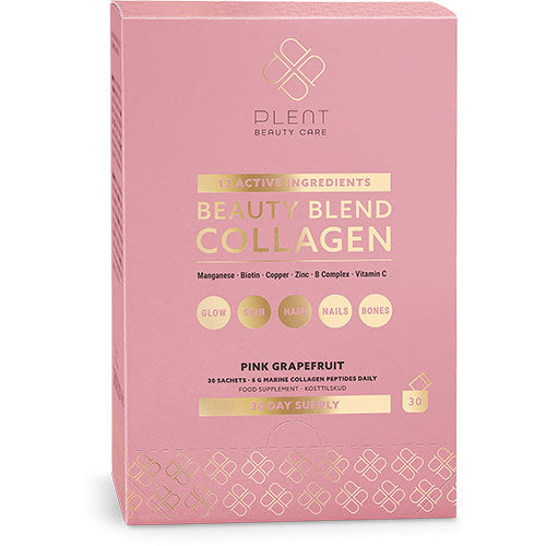Beauty Blend Collagen - Pink Grapefruit 30 x 5 gr fra Plent