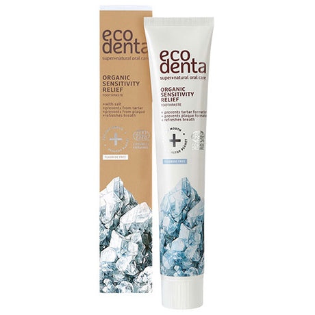 Tandpasta m.salt sensitiv uden fluor fra ecodenta