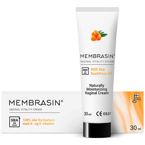 Membrasin Vaginal Vitality Cream m. havtorn fra Membrasin