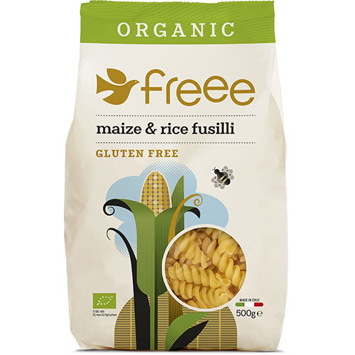 Majs & Ris Fusilli Pasta Ø fra Doves Farm