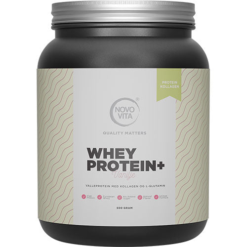 Whey Protein+ Vaniljesmag fra Novo Vita