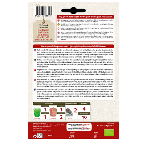 Radisefrø rød til spiring Ø fra GEO