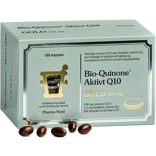 Bio-Quinone Aktivt Q10 Gold 100 mg fra Pharma Nord