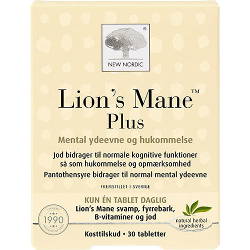 Lion's Mane Plus fra New Nordic
