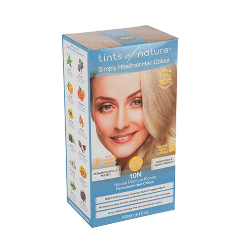Hårfarve 10N Platinium Blonde fra Tints of nature