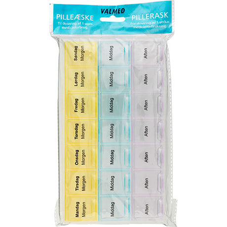 Pilleæske til 1 uges dosering fra Valmed
