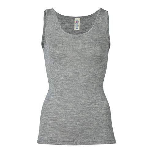 Top, uld/silke, Light grey, str. 34/36 fra Engel Natur