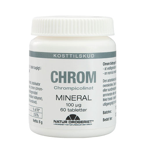 Chrom tabletter 100 ug fra Natur-Drogeriet