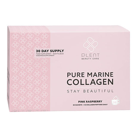 Pure Marine Collagen Pink Raspberry 30 x 5 gr fra Plent