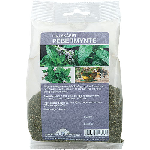 Pebermynte fint skåret fra Natur-Drogeriet