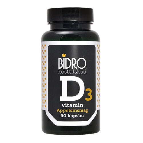 D-vitamin 38 ug m.appelsinsmag fra Bidro