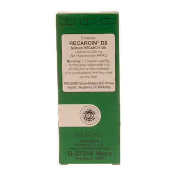 Recarcin D6 kapsler fra Sanum