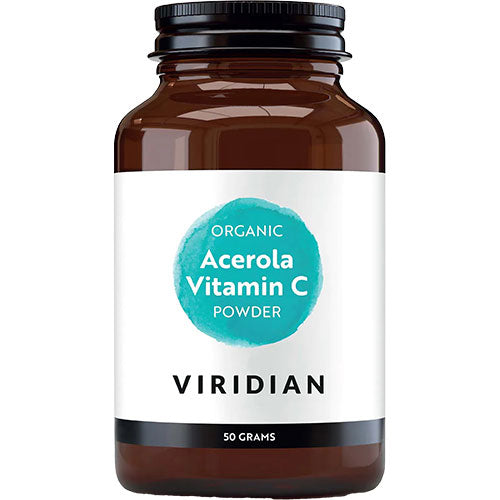 Acerola Vitamin C pulver Ø fra Viridian Nutrition