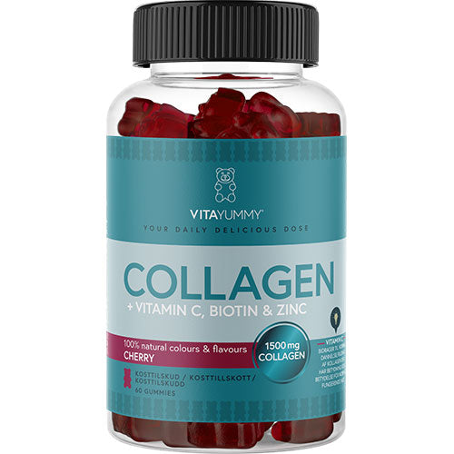 Collagen (Cherry) - 60 stk. fra VitaYummy