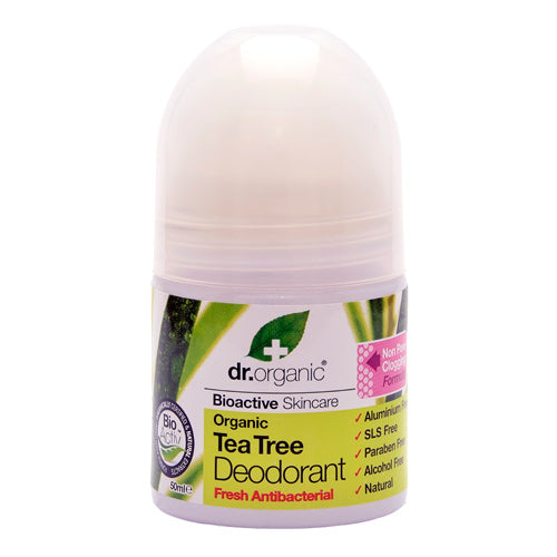 Deo roll on Tea Tree Dr. fra Dr. Organic