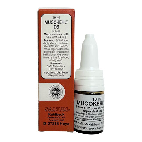 Mucokehl dråber D5 fra Sanum