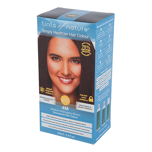 Hårfarve 4M Medium Mahogany fra Tints of nature
