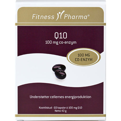 Q10 100 mg Fitness Pharma fra Fitness Pharma