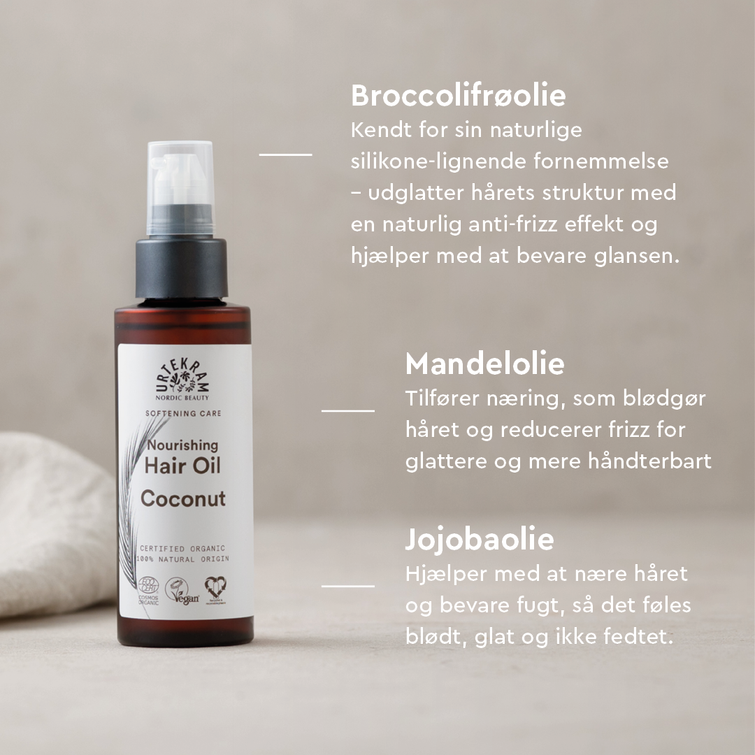 Urtekram Hair Oil Coconut | 100 ml fra Urtekram
