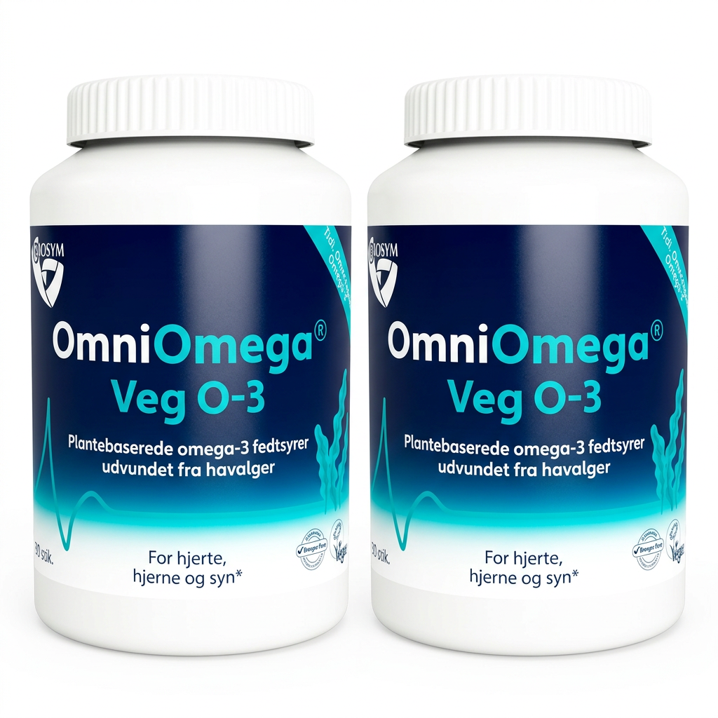 Biosym Omniomega Veg O-3 | 2 x 100 kapsler