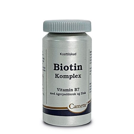 B7 Biotin Komplex med Zink og Agerpadderok