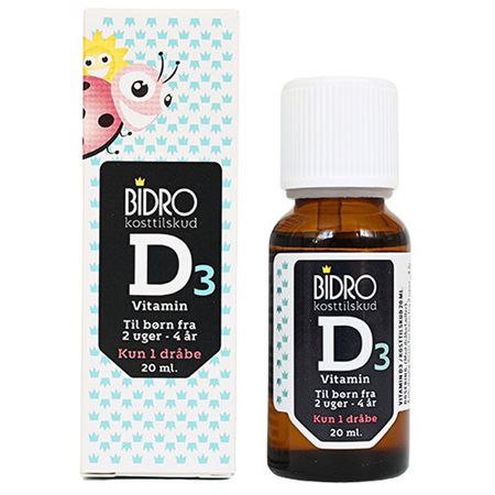 Bidro Vitamin D3 dråber