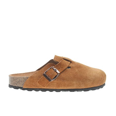 BioStep lukket læder sandal - Cognac 36