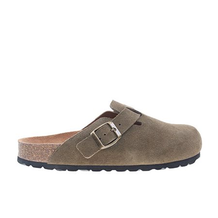 BioStep lukket læder sandal - Olive 36