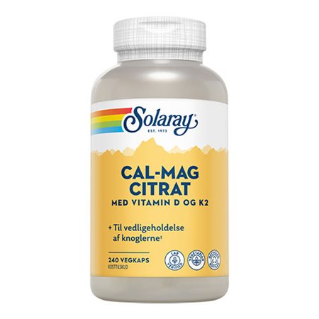 Cal-Mag Citrat med vitamin D og K2