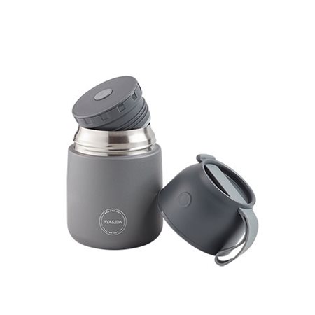 Food'ie 500ml Dark Grey