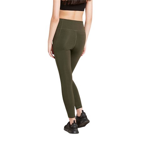 Full-Length High-Waist Tights Dark Olive str. L